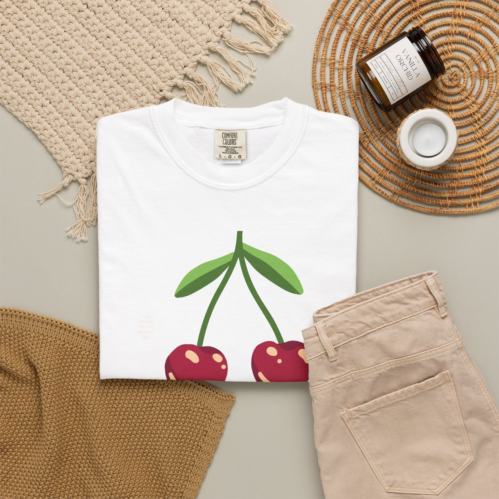 Love Glows heart triangle T-Shirt | 'Glows' graphic tee - Image 4