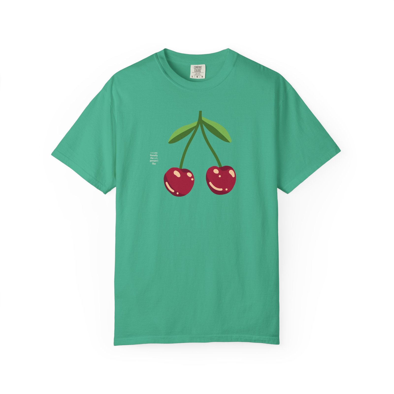 Love Glows heart triangle T-Shirt | 'Glows' graphic tee - Image 13