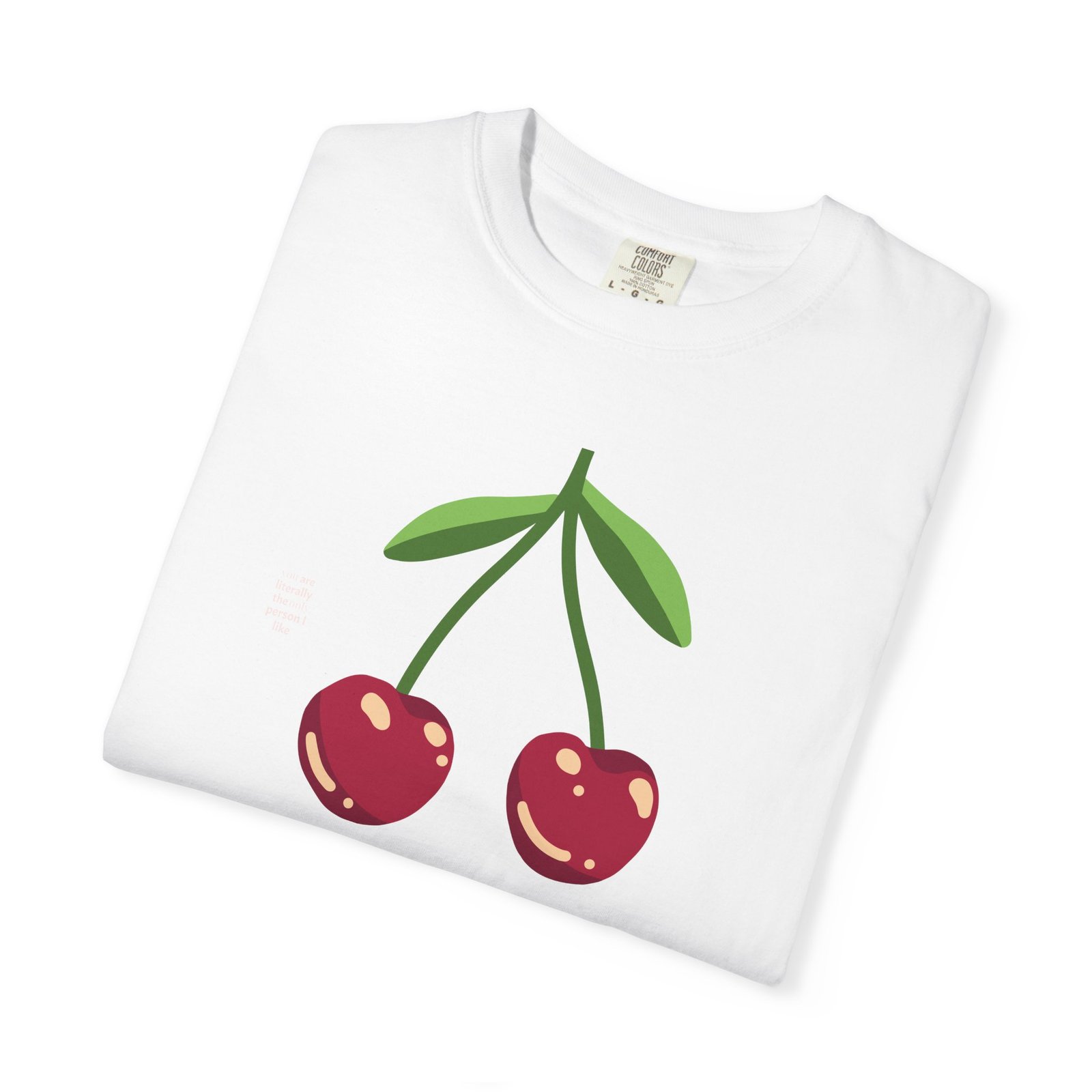 Love Glows heart triangle T-Shirt | 'Glows' graphic tee - Image 3